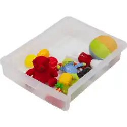 BAC PLASTIQUE TRANSLUCIDE - HAUTEUR 7.5 cm