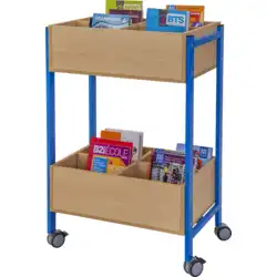 BAC A LIVRES sur piétement - H113 cm