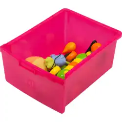 Bac Plastique Translucide Coloré - BACOUL430