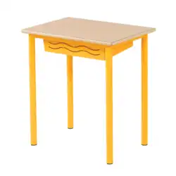 Table Bermudes scolaire 70 x 50 cm avec casier - Idéale pour les espaces éducatifs