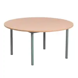 TABLE BERMUDES mélaminé chant ABS - Ø120 cm