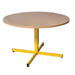 TABLE BERMUDES mélaminé chant ABS - Ø120 cm
