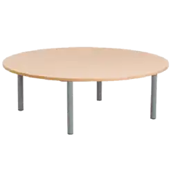 TABLE BERMUDES mélaminé chant ABS - Ø80 cm