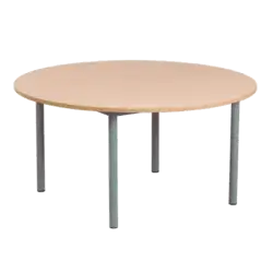 TABLE BERMUDES mélaminé chant ABS - Ø80 cm