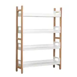 RAYONNAGE BREST piètement bois - H150 cm