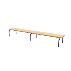 BANC SANS DOSSIER mélaminé - L200 cm