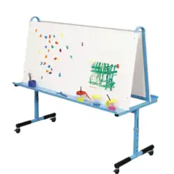 CHEVALET REGLABLE surface émaillée - L150 cm sur roulettes