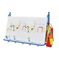 CHEVALET MURAL surface émaillée - L200 cm
