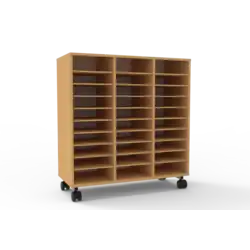 BLOC CLE DES CHAMPS 30 cases - L105 cm sur roulettes