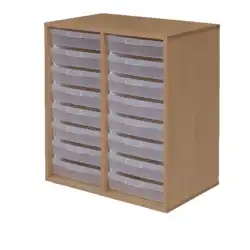 BLOC 2 COLONNES  sur patins - H82 cm