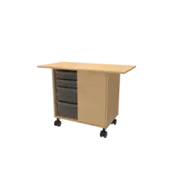 ILOT Ht 65 cm  avec rangements