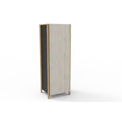 ARMOIRE CELINE 1 porte - 65 x 60 cm piètement bois