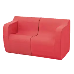 CHAUFFEUSE 1 place mousse - Tissu enduit Hauteur 42 cm