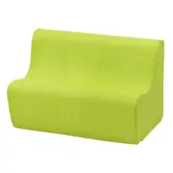 CHAUFFEUSE 2 places mousse - Tissu enduit Hauteur 26 cm