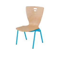 Chaise basse Adulte empilable 4 pieds - Coque classique