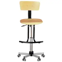 CHAISE SCOLAIRE REGLABLE sur roulettes - H42 à 60 cm repose pied