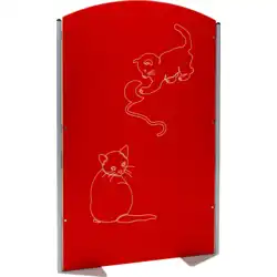 CLAUSTRA CHAT mélaminé - L110 cm