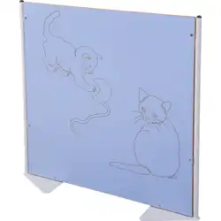 CLAUSTRA CHAT mélaminé - H110 cm