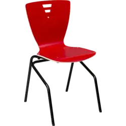CHAISE CLASSIQUE 4 pieds appui sur table - empilable coque stratifié 2 faces
