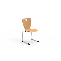 Chaise aluminium maternelle - appui sur table