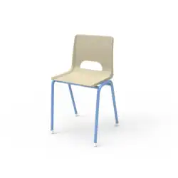 Chaise maternelle avec embouts enrobants