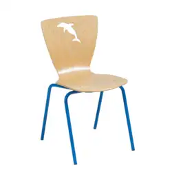 CHAISE DAUPHIN 4 pieds - empilable