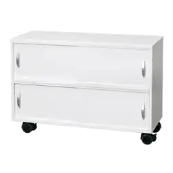 ELEMENT DE RANGEMENT porte coulissante sur roulettes - L100 cm