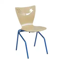 CHAISE ETOILE 4 pieds appui sur table - empilable