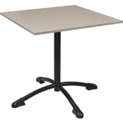 TABLE FACTORY stratifié chant ABS - 80 x 80 cm
