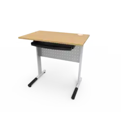 TABLE INFORMATIQUE mélaminé chant ABS - 80 x 50 cm