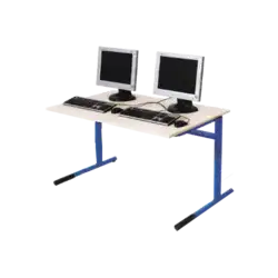 TABLE INFORMATIQUE mélaminé chant ABS - 120 x 80 cm
