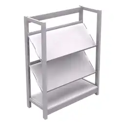 BIBLIOTHEQUE JUPITER Elément de départ - H120 cm 2 tablettes inclinées