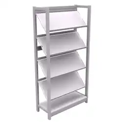 BIBLIOTHEQUE JUPITER Elément de départ - H180 cm 4 tablettes inclinées