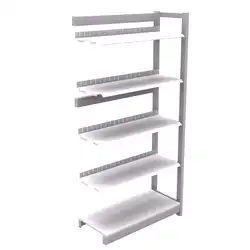 BIBLIOTHEQUE JUPITER Elément suivant - H180 cm 4 tablettes droites
