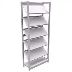 BIBLIOTHEQUE JUPITER Elément de départ - H200 cm 5 tablettes inclinées