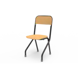 CHAISE SCOLAIRE MATHEO 4 pieds - appui sur table empilable - embouts feutre