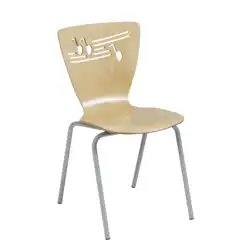 CHAISE MUSIQUE 4 pieds - empilable
