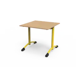 TABLE OXYGENE stratifié chant ABS - 80 x 80 cm