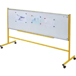 PISTE GRAPHIQUE blanc - 200 x 60 cm sur roulettes