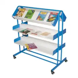 PRESENTOIR A LIVRES sur roulettes - L112 cm