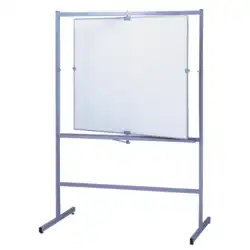 TABLEAU PIVOTANT 2 faces blanches - 120 x 100 cm