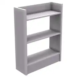 RAYONNAGE SATURNE structure mélaminé - H120 cm 3 tablettes droites