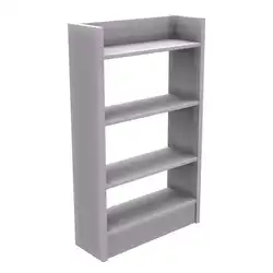 RAYONNAGE SATURNE structure mélaminé - H150 cm 4 tablettes droites