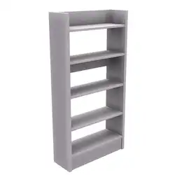 RAYONNAGE SATURNE structure mélaminé - H180 cm 5 tablettes droites