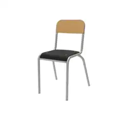 CHAISE SE 4 pieds  - assise et mousse tissu