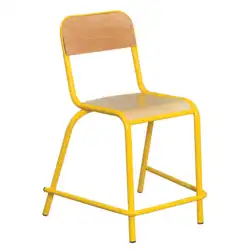 CHAISE SCOLAIRE HAUTE SE  - repose pieds 