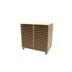 SECHE DESSIN 30 cases sur roulettes - L108 cm