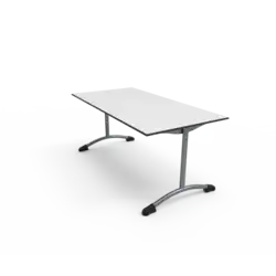 TABLE SHETLAND stratifié chant ABS - 140 x 80 cm