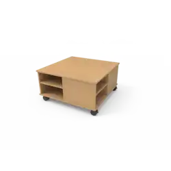TABLE D'ACTIVITE Ht 43 cm avec roulettes