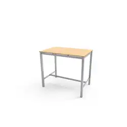 TABLE MANGE DEBOUT stratifié chant ABS - 120 x 80 cm